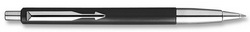 Ручка Parker Vector Standard Black шариковая, корпус - пластик, отделка - сталь, в подарочной коробке