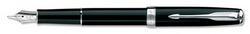Ручка Parker Sonnet LaqBlack СТ перьевая,(перо-золото 18К, корпус-латунь,лак, отделка никеле-палладиевое покрытие), черный