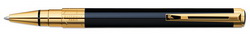 Ручка Waterman Perspective Black GT шариковая(корпус-лак,отделка-позолота 23К), черный