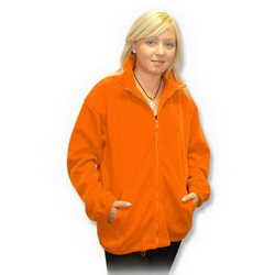 Куртка из флиса L 100% полиэстер, плотность 260 г/кв. м оранжевый