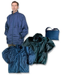 Куртка-ветровка XXL с чехлом, на подкладке ( сетка), 100% нейлон синий