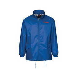 Куртка-ветровка S с чехлом, на подкладке ( сетка), 100 % нейлон голубой