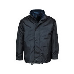 Куртка утепленная, водонепроницаемая, 2 в 1, L, 100 % полиэстер, темно-синий