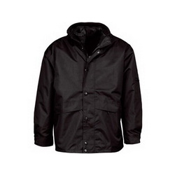 Куртка утепленная, водонепроницаемая, 2 в 1, M, 100 % полиэстер, черный