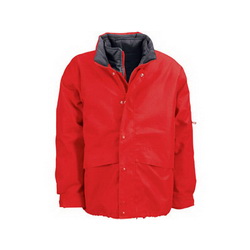Куртка утепленная, водонепроницаемая, 2 в 1, M, 100 % полиэстер, красный