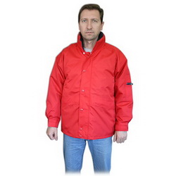 Куртка утепленная, водонепроницаемая, 2 в 1, XL, 100 % полиэстер, красный