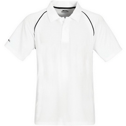 Рубашка-поло L с рукавами реглан, 100% полиэстер Cool Fit, плотность 140 г/кв.м, цвет белый