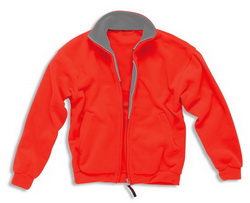 Куртка из флиса S, 280 г, 100% полиэстер, красный
