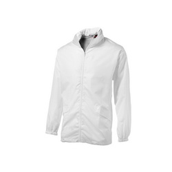 Куртка-ветровка S, 100% полиэстер, с чехлом белый