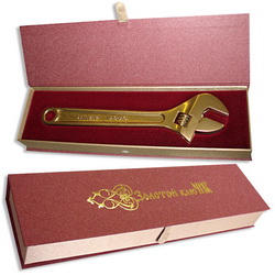 Набор Золотой ключик в подарочном футляре, металл, золотистый