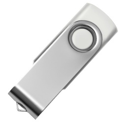Флеш-карта USB с покрытием софт-тач, 32Гб, пластик, металл