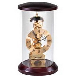 Часы настольные Версаль, дерево, металл, бордовый