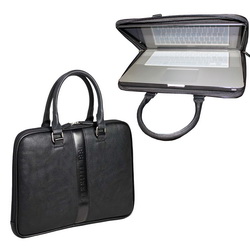 Сумка для ноутбука CERRUTI с двумя внутренними карманами на молнии, искусственная кожа