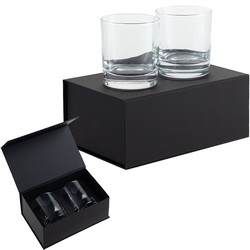 Набор из 2-х стаканов для виски, 310 мл, в подар. коробке, стекло
