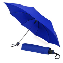 Складной зонт с системой защиты от ветра в чехле, эпонж