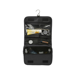 Несессер для путешествий на молнии с прозрачными карманами из ПВХ для флаконов с жидкостями и сетчатой вставкой для обзора, полиэстер