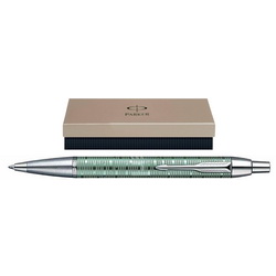 Ручка шариковая Parker IM Premium Emerald Pearl CT, в подарочной коробке