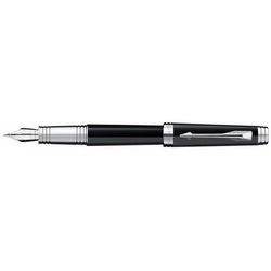 Ручка Parker Premier Laque F560, Black STперьевая( перо -золото 18К с родиевым покрытием,корпус-лак, отделка-посеребрение),черный