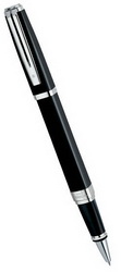 Ручка Waterman Exception Night & Day Black СT роллер,(корпус-лак,отделка-посеребрение),черный