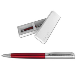 Ручка шариковая Pierre Cardin, металл, лак, в подарочной коробке, цвет бордовый