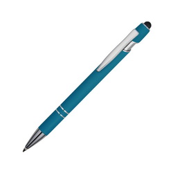Ручка-стилус шариковая "Komo" c покрытием soft-touch, металл