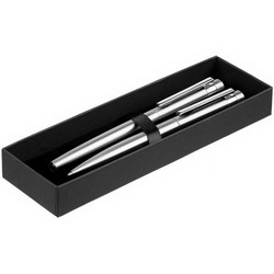 Подарочный набор "Велизар": ручка-роллер и ручка шариковая, металл