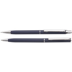 Набор Осло: ручка шариковая и мех. карандаш в футляре, синий