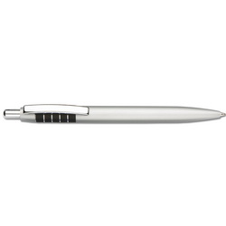 Ручка Энди шариковая, металл, цвет серебристо- черный