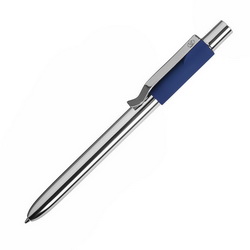 Ручка шариковая "Chrome" c цветной вставкой, алюминий, пластик