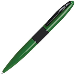 Ручка шариковая, цветная с черной отделкой, металл. Возможна зеркальная гравировка