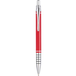 Ручка Джела шариковая, металл, цвет красный