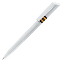 Ручка Griffe белый с черно-желтыми колечками, Италия