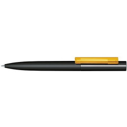 Ручка шариковая Headliner Soft Touch черный/желтый, пластик