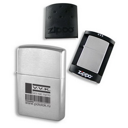 Зажигалка Zippo (США) серебристый