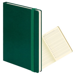 Ежедневник недатированный Voyage BtoBook с жесткой обложкой на резинке , А5, 256 стр., кремовый блок, ляссе в цвет обложки, искусственная кожа