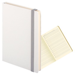 Ежедневник недатированный Colorlux BtoBook с жесткой обложкой на резинке , А5, 256 стр., кремовый блок, ляссе, искусственная кожа