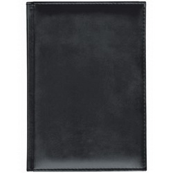 Ежедневник датированный Velvet с прошивкой по периметру (352 cтр.),ляссе, цвет черный