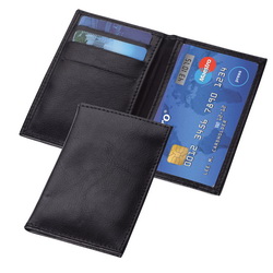 Футляр для визитных карт и кредиток, натуральная кожа
