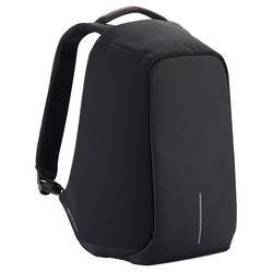Рюкзак для ноутбука с защитой от карманников, несколько спрятанных карманов снаружи, 3 отделения внутри, влагоотталкивающий полиэстер, светоотражающие полосы. Вмещает ноутбук диа