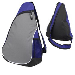Рюкзак треугольной формы на одно плечо, полиэстр