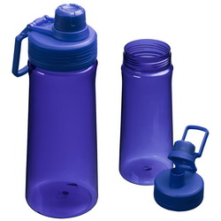 Бутылочка для питьевой воды с температурой до 40 градусов, 1200мл, с ручкой для переноски, пластик