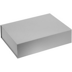 Подарочная коробка из переплетного картона, кашированного дизайнерской бумагой с магнитом на крышке