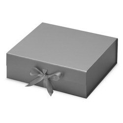 Коробка разборная с лентой и магнитным клапаном, поставляется в разобранном виде, картон