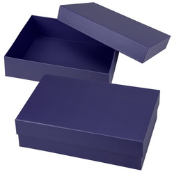 Коробка подарочная, ламинированный картон. В коробку можно положить бумажный наполнитель, арт. 630013, 6 цветов на выбор