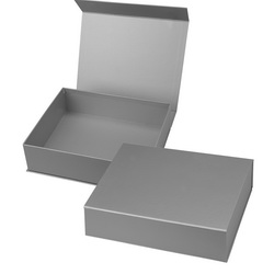 Коробка подарочная с крышкой на 2-х магнитах, ламинированный картон. В коробку можно положить бумажный наполнитель, арт. 630013, 6 цветов на выбор