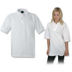 Рубашка поло XXXL 100% хлопок, плотность 210 г/кв. м белый