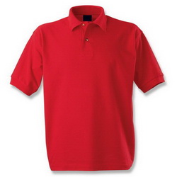 Рубашка поло XXL 100% хлопок, плотность 210 г/кв. м красный