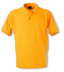 Рубашка поло XL 100% хлопок, плотность 210 г/кв. м желтый