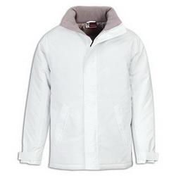 Куртка утепленная водонепроницаемая, ХXL, с капюшоном, 100 % полиэстер с акриловой пропиткой, белый