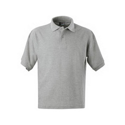 Рубашка-поло М,хлопок 100%, плотность 180 г/кв. м, серый